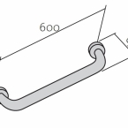 Cersanit EGYENES FIX FALI FOGANTYÚ, 60 CM