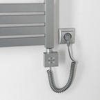 Sapho KTX elektromos termosztátos fűtőpatron, 300 W, ezüst (KTX-S-300)