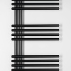 Sapho NYMPHA fürdőszobai radiátor, 500x800 mm, 322 W, matt fekete (LLN80B)