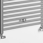 Aqualine ALYA fürdőszobai radiátor, 450x1420 mm, 415 W, króm (LLR107)