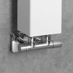 Sapho CUBIQ fürdőszobai radiátor, 100x1800 mm, 365 W, matt fehér (LQ284)