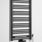 Aqualine elektromos fűtőpatron termosztát nélkül, 500 W, matt fekete (LT90500B)