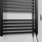 Sapho METRO-E elektromos radiátor, 500x1060 mm, 400 W, matt fekete (ME410B)
