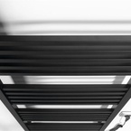 Sapho METRO-E elektromos radiátor, 500x1060 mm, 400 W, matt fekete (ME410B)