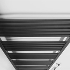 Sapho METRO-E elektromos radiátor, 600x1620 mm, 800 W, matt fekete (ME616B)