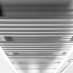 Sapho METRO-E elektromos radiátor, 600x1620 mm, 800 W, fehér (ME616)