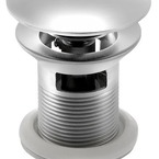 Minimal Kliklak leeresztő túlfolyós mosdóhoz 1"1/4 inox (MI057)