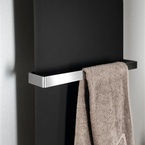Sapho TABELLA fürdőszobai radiátor, 370x1190 mm, 417 W, matt fekete (MI1139)
