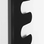 Sapho EVOLLA fürdőszobai radiátor, 490x1390 mm, 511 W, matt fekete (MI1400)