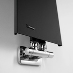 Sapho SMARTELLA fürdőszobai radiátor, 250x1490 mm, 403 W, matt fekete (MI1429)