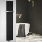 Sapho SMARTELLA fürdőszobai radiátor, 250x1490 mm, 403 W, matt fekete (MI1429)