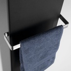 Sapho SMARTELLA fürdőszobai radiátor, 250x1490 mm, 403 W, matt fekete (MI1429)