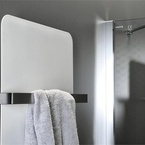 Sapho TABELLA fürdőszobai radiátor, 370x1590 mm, 550 W, matt fehér (MI1537)