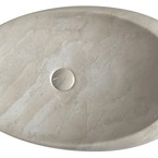 DALMA kerámiamosdó, 68x44x16,5cm, bézs márvány