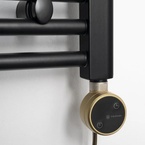 Sapho MOA elektromos termosztátos fűtőpatron, Wi-Fi, 300 W, matt arany (MOA-G-300)