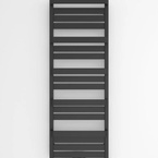 Sapho MARILENA fürdőszobai radiátor, 500x1370 mm, 673 W, matt fekete (MR137B)