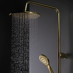 ARNIKA Gold zuhanyszett, esőztető zuhanyfejjel