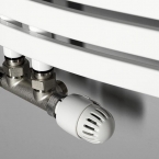 AQUALINE STING fürdőszobai radiátor, 450x817mm, 328W, fehér (NG408)