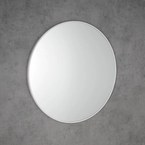 Sapho NOTION kerek keretes tükör, átm. 50 cm, matt fehér