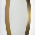 Sapho NOTION kerek keretes tükör, átm. 70 cm, matt arany