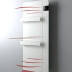 Sapho ONSEN EVO elektromos fürdőszobai radiátor, 400x900 mm, 1000 W, fehér (ONS10001)