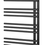 Aqualine POSEIDON fürdőszobai radiátor, 450x1540 mm, 513 W, matt fekete (PS415B)