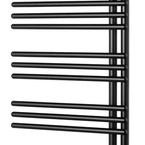 Aqualine POSEIDON fürdőszobai radiátor, 550x1340 mm, 501 W, matt fekete (PS513B)