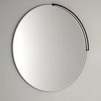 Sapho MOON LED világítás tükör fölé, 6,5 W, 230 V, 431x12x22 mm, R300 mm, matt fekete