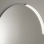 Sapho MOON LED világítás tükör fölé, 6,5 W, 230 V, 431x12x22 mm, R300 mm, króm