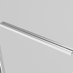 Sanotechnik SANOSLIM sarkokkabin toló-forgó ajtóval, 90 cm, króm (SLD90)