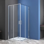 Sanotechnik SANOSLIM zuhanyajtó, 120 cm, króm (SLE120)
