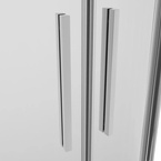 Sanotechnik SANOSLIM zuhanyajtó, 120 cm, króm (SLE120)