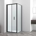 Sanotechnik SANOSLIM csuklóajtó, 100 cm, matt fekete (SLF100B)
