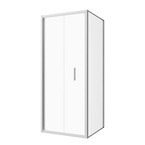 Sanotechnik SANOSLIM csuklóajtó, 80 cm, króm (SLF80)