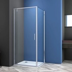 Sanotechnik SANOSLIM pivot zuhanyajtó, 80 cm, króm (SLH80)