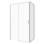 Sanotechnik SANOSLIM tolóajtó, 120 cm, króm (SLS120)