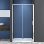 Sanotechnik SANOSLIM tolóajtó, 140 cm, króm (SLS140)