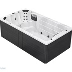 Sanotechnik IBIZA SWIM SPA kültéri masszázsmedence, gyöngyházfehér (SPA50)