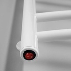 Aqualine SUPE elektromos törölközőszárító radiátor, 480x610 mm, 148 W, fehér (SU148)