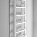 Aqualine SUPE elektromos törölközőszárító radiátor, 480x610 mm, 148 W, fehér (SU148)