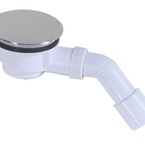 Sanotechnik zuhanytálca szifon 90 mm lefolyóhoz, króm fedéllel (TE2002)