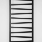 Sapho ZIG fürdőszobai radiátor, 600x1810 mm, 824 W, matt fekete (ZG619B)