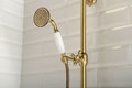 Antea zuhanyoszlop termosztatikus csapteleppel bronz