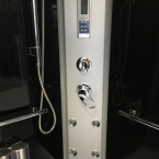 Aqualife Brill 8081 Fekete hidromasszázs zuhanykabin