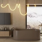 AREZZO design univerzális felsőszekrény bármely modellhez 50 cm-es, 2 ajtós (12,6) matt antracit – enteriőrkép