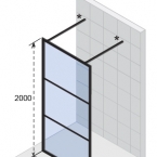 GRID GB401 zuhanyfal