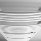 ORBIT Fürdőszobai radiátor, íves, 750x1680mm, 1269W, fehér