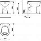 Jika LYRA Plus álló wc