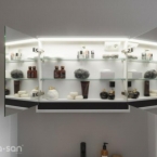 PANDORA tükrös szekrény LED világítással