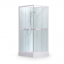 Zuhanykabin: aqualife opal 508 c fekete zuhanykabin hátfallal